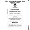 John Deere R4023 Self-Propelled Sprayer (North American) (Serial No. 210001 -XXXXXX ) R4023 Self-Propelled Sprayer Operator's Manual (OMKK76297)
