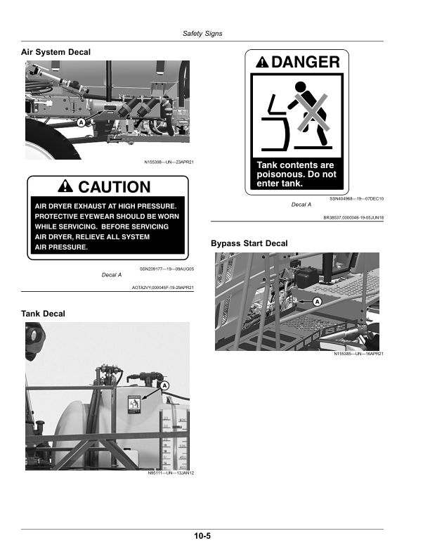 John Deere R4023 Self-Propelled Sprayer (North American) (Serial No. 210001 -XXXXXX ) R4023 Self-Propelled Sprayer Operator's Manual (OMKK76297) - Image 4