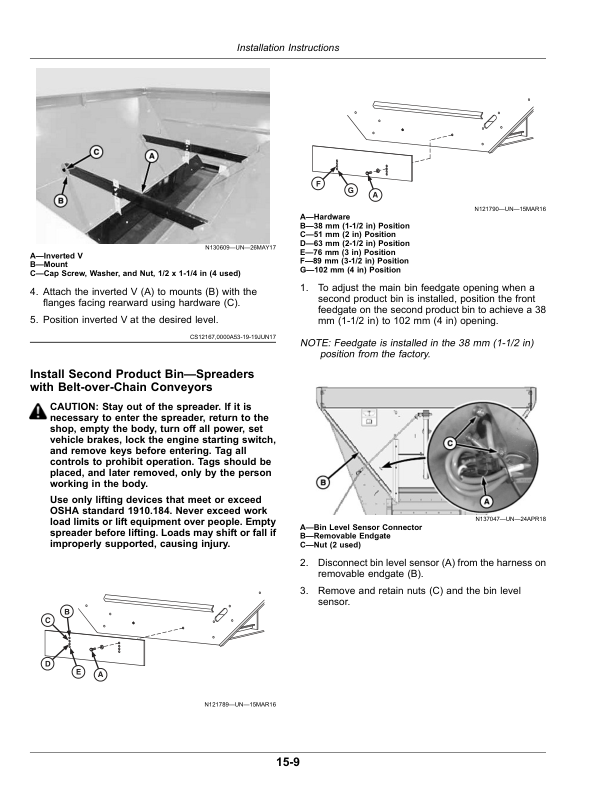 John Deere DN456, DN485 Dry Spinner Spreader Operator's Manual (OMKK76525) - Image 2