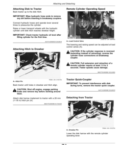 Alternative view of John Deere 425 Disk Harrow, Offset, with Wheels (MY2020) Operator's Manual (OMKK76621)
