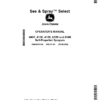 John Deere 408R, 410R, 412R, 612R, 616R See & Spray Select (220001-) (North America) Operator's Manual (OMKK81749)
