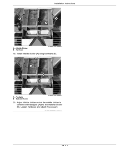 Alternative view of John Deere DN495 Dry Spinner Spreader (North America) Operator's Manual (OMKK83008)