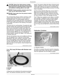 Alternative view of John Deere 40i, 50i Mounted Sprayer for R41 Tractor (European Edition) Operator's Manual (OMKK84393)