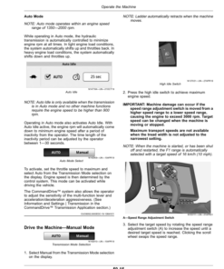 Alternative view of John Deere 410R, 412R, 612R Self-Propelled Sprayer (230001-) (North American) Operator's Manual (OMKK90475)