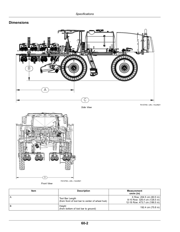 John Deere Detasseler Tool Bar (220001-) (Export Edition) Operator's Manual (OMKK90514) - Image 2