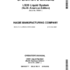 John Deere LS20 Liquid System (220001-) (North American) Operator's Manual (OMKK90777)