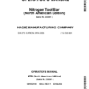 John Deere Nitrogen Tool Bar (230001-) (North American) Operator's Manual (OMKK94489)