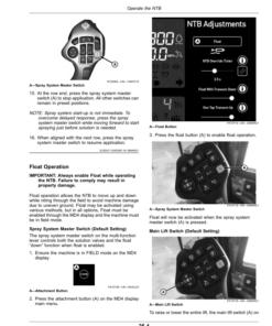 Alternative view of John Deere Nitrogen Tool Bar (230001-) (North American) Operator's Manual (OMKK94489)