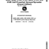 John Deere 400R, 408R, 410R, 412R, 600R, 612R, 616R Self-Propelled Sprayer/Spreader (230001-) (Export Edition) Operator's Manual (OMKK96016)