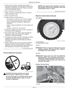 Alternative view of John Deere 400R, 408R, 410R, 412R, 600R, 612R, 616R Self-Propelled Sprayer/Spreader (230001-240000) (North American) Operator's Manual (OMKK96040)