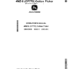 John Deere 4MZ-6 (CP770) Cotton Picker (210001-230000) (China Edition) Operator's Manual (OMKK99036)