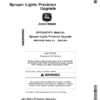 John Deere Sprayer Lights Precision Upgrade Kit (North American) Operator's Manual (OMKK99435)