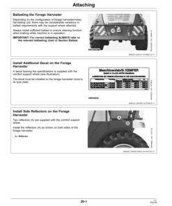 Alternative view of John Deere Comfort Support Wheel 300F (European) Operator's Manual (OMKM138694)