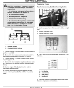 Alternative view of John Deere 240, 250 Skid Steers Operator's Manuals (OMKV11661)