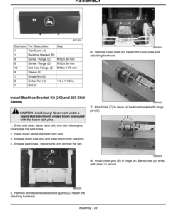 Alternative view of John Deere PRO850, PRO900, PRO911 Worksite Pro Attachments Operator's Manuals (OMKV18678)