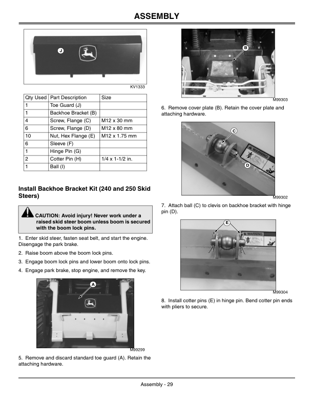 John Deere PRO850, PRO900, PRO911 Worksite Pro Attachments Operator's Manuals (OMKV18678) - Image 2