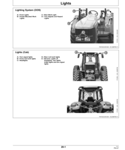 Alternative view of John Deere 7425, 7525 & 7525 Hi-Crop Tractors North America Operator's Manual (OML217016)