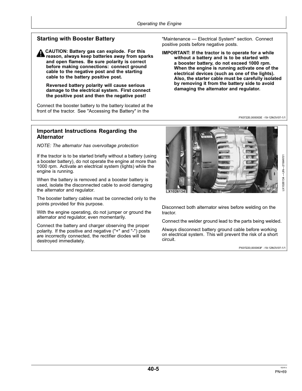 John Deere 7425, 7525 & 7525 Hi-Crop Tractors North America Operator's Manual (OML217016) - Image 3