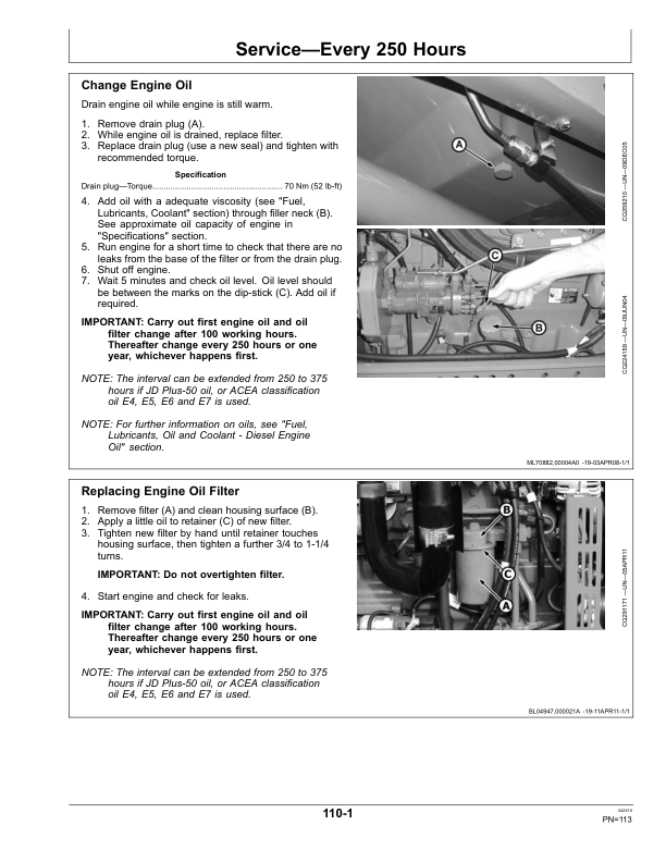 John Deere 6110E & 6125E Tractors (Manufactured in Montenegro) Operator's Manual (OML218561) - Image 2