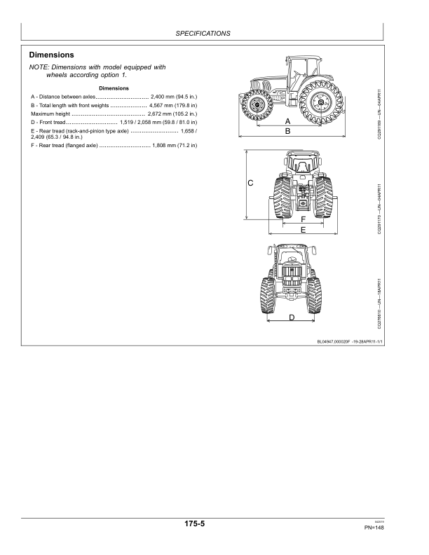 John Deere 6110E & 6125E Tractors (Manufactured in Montenegro) Operator's Manual (OML218561) - Image 3