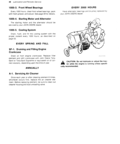 Alternative view of John Deere 830 Utility Tractor Operator's Manual (OML29383)