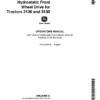 John Deere Hydrostatic Front Wheel Drive for 2130 & 3130 Tractors (Order with OML31484 or OML31534) (European Edition) Operator's Manual (OML30986)