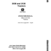 John Deere 3030 & 3130 Tractors - Order with OML30986 (European Edition) Operator's Manual (OML31534)