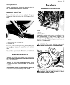 Alternative view of John Deere 2040 Utility Tractor Operator's Manual (OML33529)