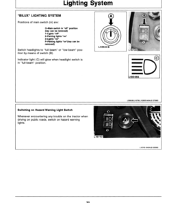Alternative view of John Deere 940, 1040, 1140 Tractors Operator's Manual (OML34725)