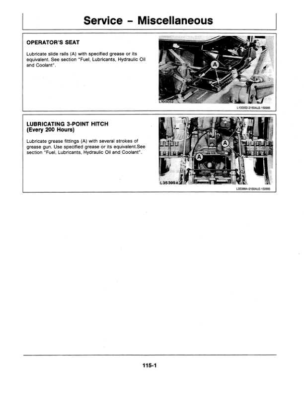 John Deere 2150, 2255 Utility Tractors Operator's Manual (OML39646) - Image 2