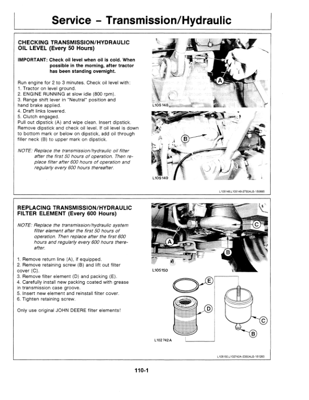 John Deere 2750 Tractor Operator's Manual (OML39650) - Image 2