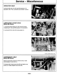 Alternative view of John Deere 2355, 2555 Tractors Operator's Manual (OML57751)