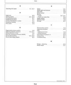 Alternative view of John Deere 245M Loader Operator's Manual (OML62803)