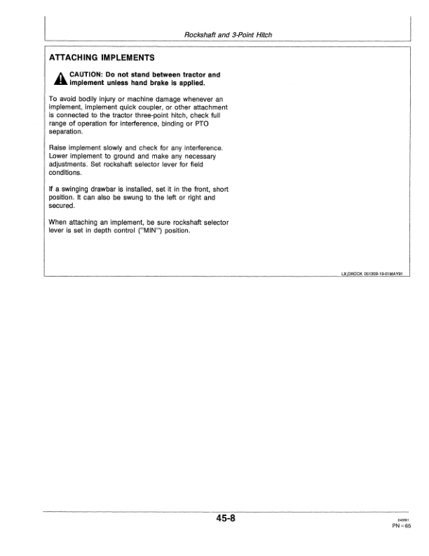 John Deere 3055, 3255 Tractors Operator's Manual (OML64489) - Image 3