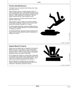 Alternative view of John Deere 300F Support Wheel for 375 Rotary Harvesting Unit Operator's Manual (OMLCA109301)