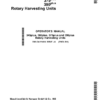 John Deere 345 Plus, 360 Plus, 375 Plus, 390 Plus Rotary Harvesting Units Operator's Manual (OMLCA111424)