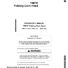 John Deere 708FC Folding Corn Head Operator's Manual (OMLCA115708)