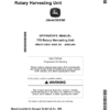 John Deere 772 Rotary Harvesting Unit (North America) Operator's Manual (OMLCA123542)