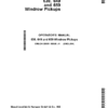 John Deere 639, 649, 659 Windrow Pickups (European Edition) Operator's Manual (OMLCA128581)