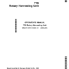 John Deere 770 Rotary Harvesting Unit (North America) (MY2016-) Operator's Manual (OMLCA128743)