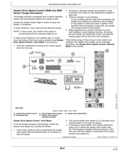 Alternative view of John Deere 475plus Rotary Harvesting Unit (MY2016-MY2021) (European Edition) Operator's Manual (OMLCA128752)