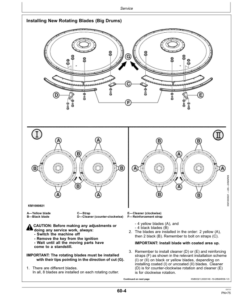 Alternative view of John Deere 770 Rotary Harvesting Unit (North American Version) Operator's Manual (OMLCA133988)