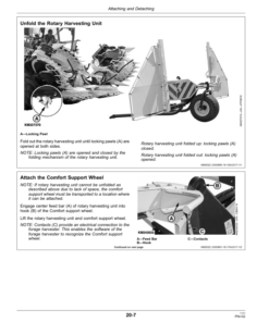 Alternative view of John Deere Comfort Support Wheel 400F, 400FSB (European Edition) Operator's Manual (OMLCA138605)