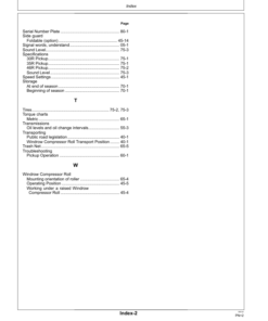 Alternative view of John Deere 30R, 35R, 46R Pickups Operator's Manual (OMLCA145600)