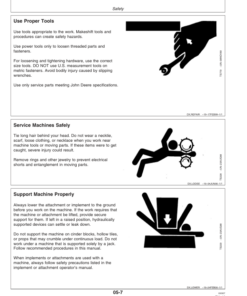 Alternative view of John Deere 630B, 640B & 645B Windrow Pickups Operator's Manual (OMLCA94322)