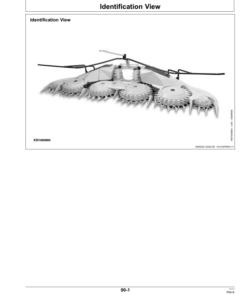 Alternative view of John Deere 770 Rotary Harvesting Unit North America (000001-125396) Operator's Manual (OMLCA97425)