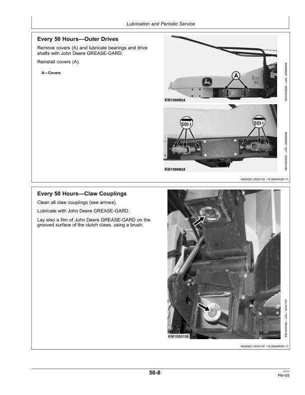 John Deere 475 Rotary Harvesting Unit European Edition Operator's Manual (OMLCA97430) - Image 2
