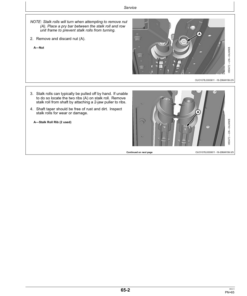 Alternative view of John Deere 606C & 608C Corn Heads Operator's Manual (OMLCA97481)