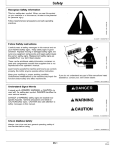 Alternative view of John Deere 645F Support Wheel Operator's Manual (OMLCA97494)