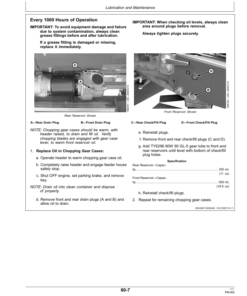Alternative view of John Deere 600C Series Corn Head & StalkMaster Operator's Manual (OMLCA97560)